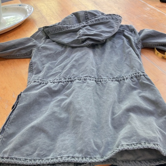 Talula Aritzia Utility Cargo Jacket 100% Cotton Grey - Picture 9 of 14